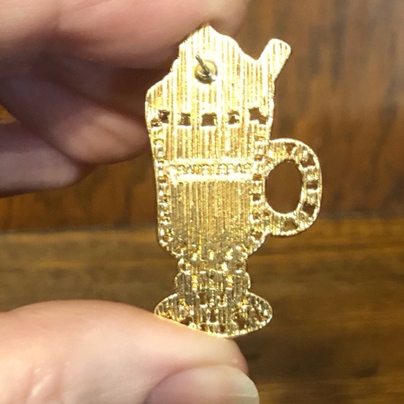 NIB-BaubleBar-Pumpkin🎃Spice Latte🥤Gold Plated-Post Back-Hypoallergenic Earrings - Picture 5 of 7